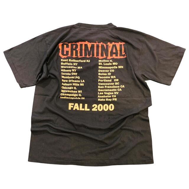 【希少】エミネム　Eminem クリミナルツアー　Tシャツ