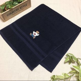 ポロラルフローレン(POLO RALPH LAUREN)の新品　ポロベア　フェイスタオル　ハンドタオル　34×80㎝(タオル/バス用品)