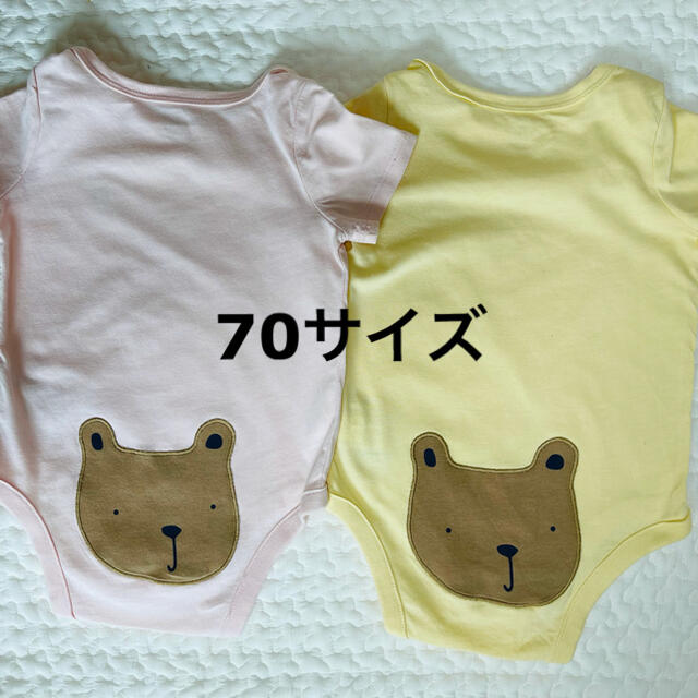 babyGAP(ベビーギャップ)の 別売り可　ベビーギャップ　 babyGAP 半袖 ボディシャツ　ロンパース キッズ/ベビー/マタニティのベビー服(~85cm)(ロンパース)の商品写真