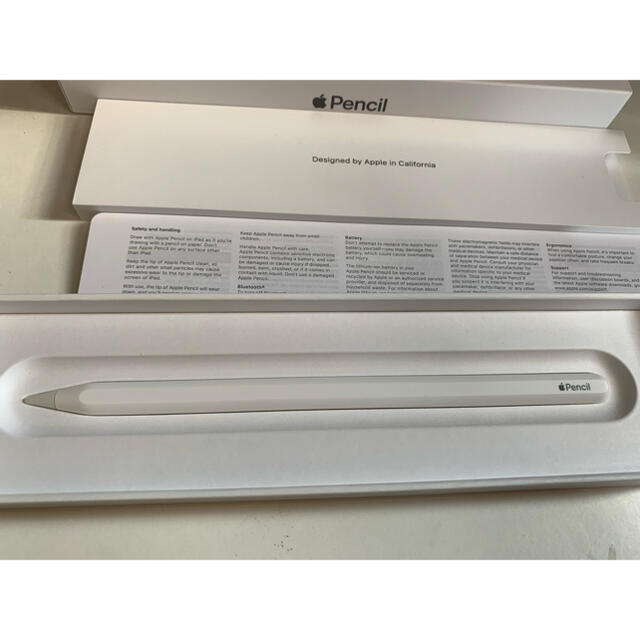 Apple(アップル)の【極美品】Apple pencil 2【第2世代】 スマホ/家電/カメラのPC/タブレット(タブレット)の商品写真