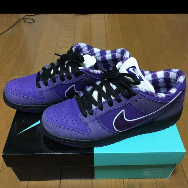 大人気新作 DUNK SB NIKE - NIKE LOW パープルロブスター PRO