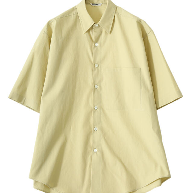 auralee 21ss シャツ　LIGHT YELLOW サイズ3 メンズのトップス(シャツ)の商品写真