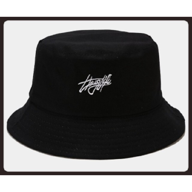 リバーシブル  バケットハット ブラック  メンズ  レディース  帽子  メンズの帽子(ハット)の商品写真
