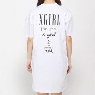 エックスガール(X-girl)の【最終値下げ】X-girl Tシャツ　ワンピース(Tシャツ(半袖/袖なし))