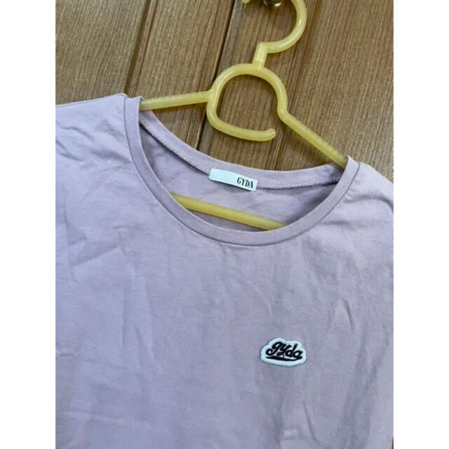 GYDA(ジェイダ)のGYDA ジェイダ ショート丈Tシャツ ピンク レディースのトップス(Tシャツ(半袖/袖なし))の商品写真