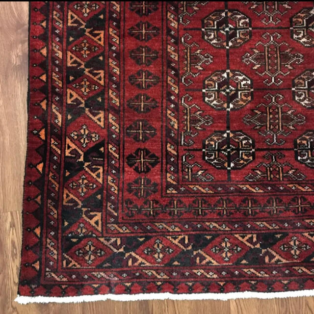 ペルシャビンテージ絨毯  リビングサイズ (ユニーク品) No.39115