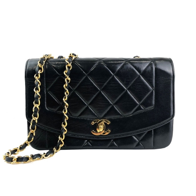 約7cmショルダーシャネル CHANEL ダイアナ マトラッセ22 チェーンショルダーバ