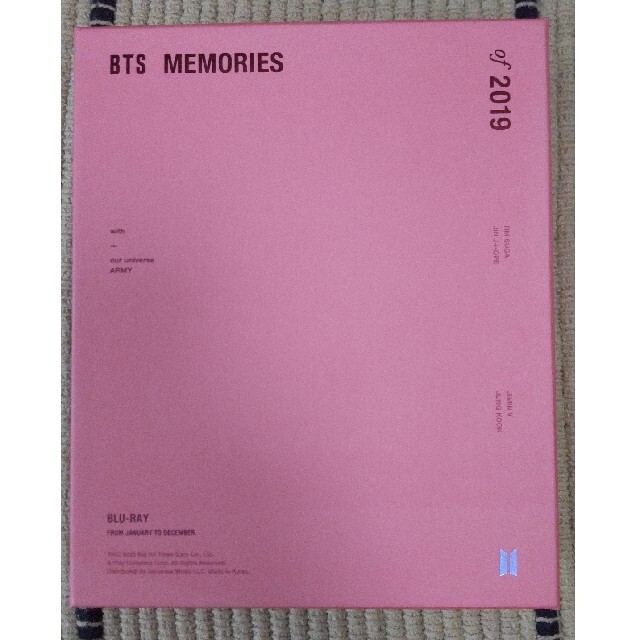 BTS MEMORIES OF 2019【Blu-ray】日本語字幕ありCD