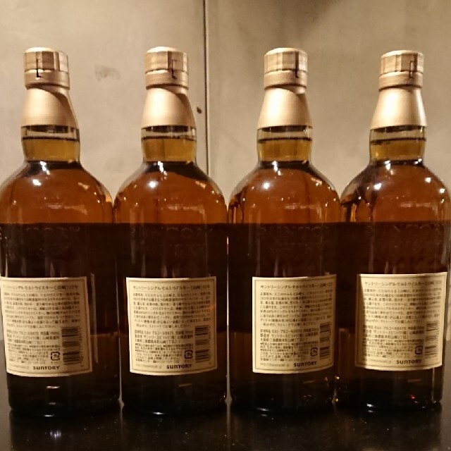 サントリー(サントリー)のサントリー山崎12年×4本 食品/飲料/酒の酒(ウイスキー)の商品写真