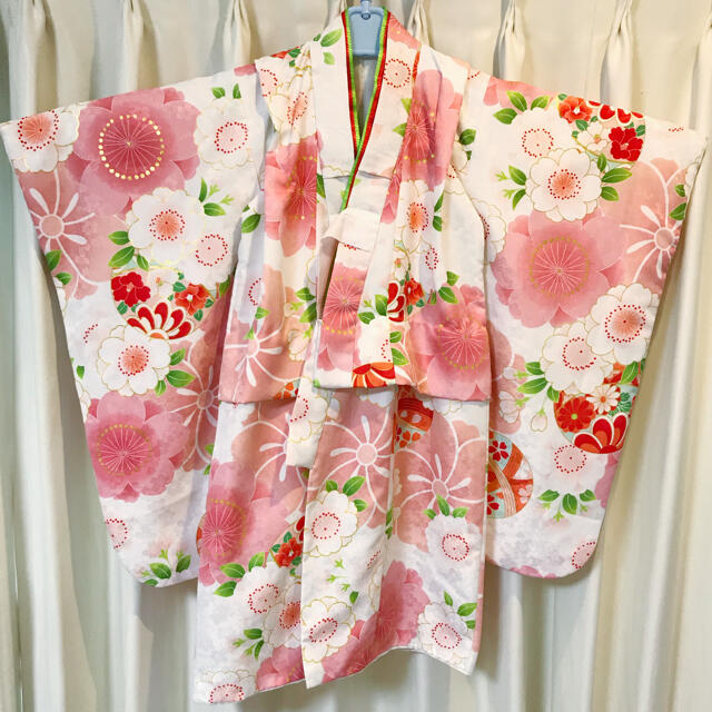 3歳被布セット♡京都花ひめ♡七五三♡ キッズ/ベビー/マタニティのキッズ服女の子用(90cm~)(和服/着物)の商品写真