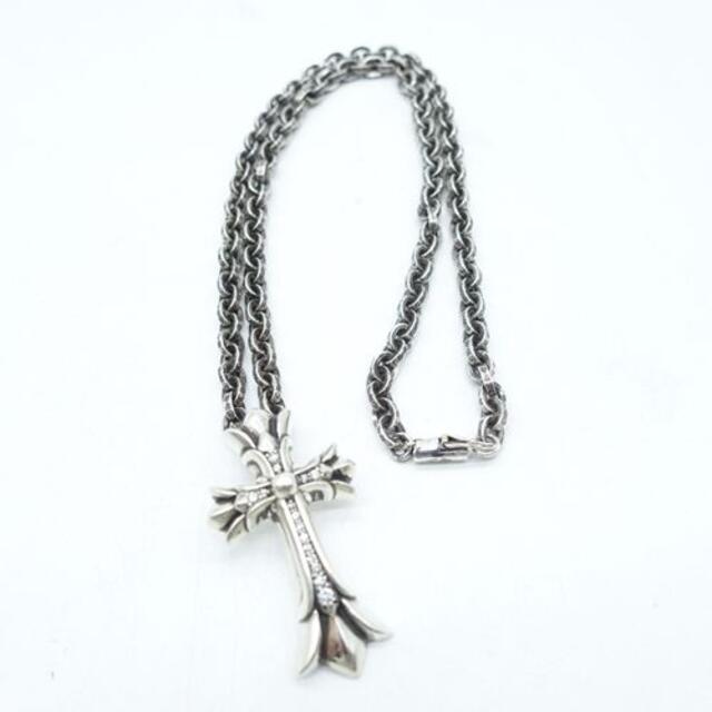 Chrome Hearts - CHROME HEARTS ダイヤ入CHクロス&ペーパーチェーンネックレスセット