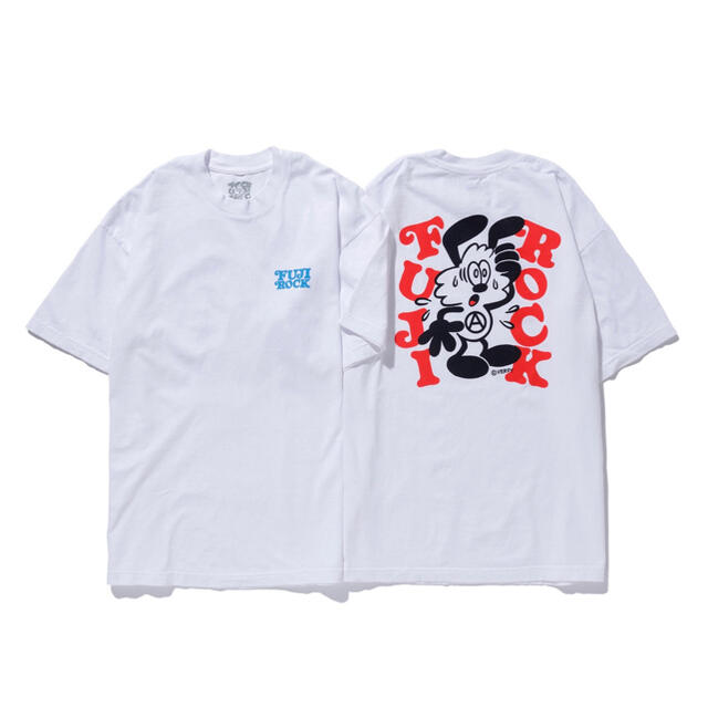 GDC(ジーディーシー)のFUJI ROCK VERDY(VICK)レッド　　　　　Lサイズ メンズのトップス(Tシャツ/カットソー(半袖/袖なし))の商品写真