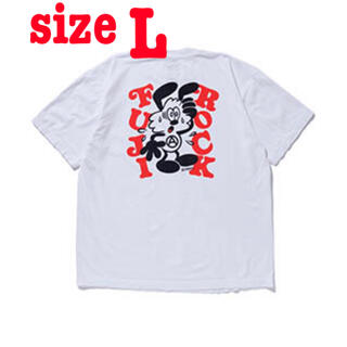 ジーディーシー(GDC)のFUJI ROCK VERDY(VICK)レッド　　　　　Lサイズ(Tシャツ/カットソー(半袖/袖なし))