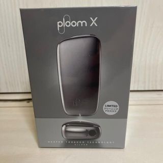 プルームテック(PloomTECH)の先行販売品！【新品】　 プルームX スターターキット　シルバー　 (タバコグッズ)