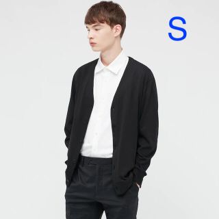 ユニクロ(UNIQLO)のユニクロ エアリズム UVカットカーディガン Sサイズ／ブラック 新品タグ付き！(カーディガン)