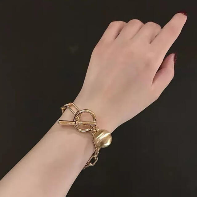 Noble(ノーブル)のGold ball chain bracelet No.391 レディースのアクセサリー(ブレスレット/バングル)の商品写真