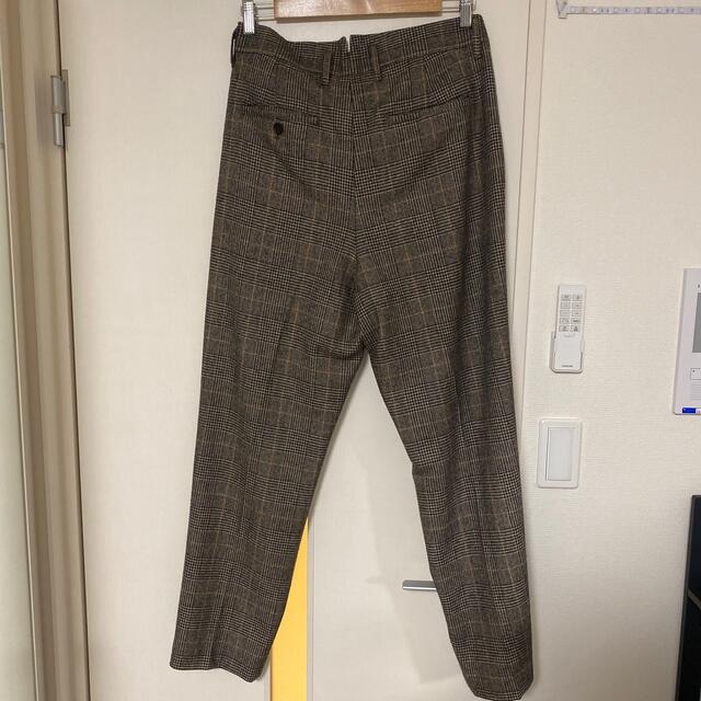 SUNSEA(サンシー)のstein TWO TUCK WIDE TROUSERS WINDOW PEN メンズのパンツ(スラックス)の商品写真