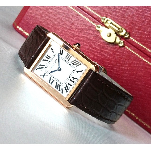 Cartier(カルティエ)の☆極美品☆ カルティエ タンクソロ LM ピンクゴールド / 腕時計 メンズの時計(腕時計(アナログ))の商品写真