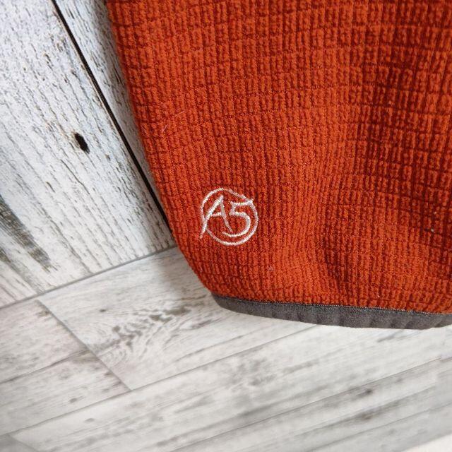 美品 US規格ノースフェイス ハーフジッププルオーバー刺繍ロゴレッド（赤）2XL メンズのジャケット/アウター(ブルゾン)の商品写真