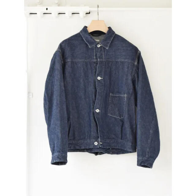 COMOLI 21AW デニムジャケット ネイビー インディゴ サイズ2 新品 COMOLI 21AW デニムジャケット ネイビー インディゴ サイズ2 新品
