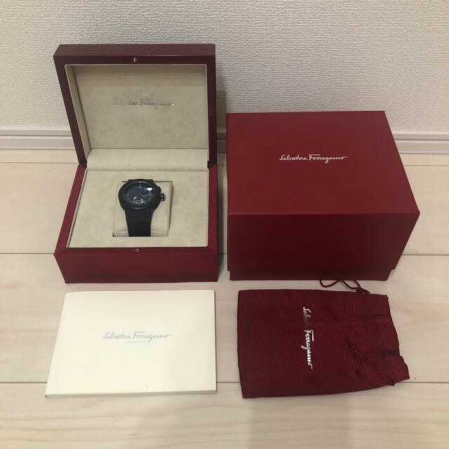 Salvatore Ferragamo(サルヴァトーレフェラガモ)のフェラガモ  限定  F-80  GMT  腕時計  美品  メンズ　レディース メンズの時計(腕時計(アナログ))の商品写真