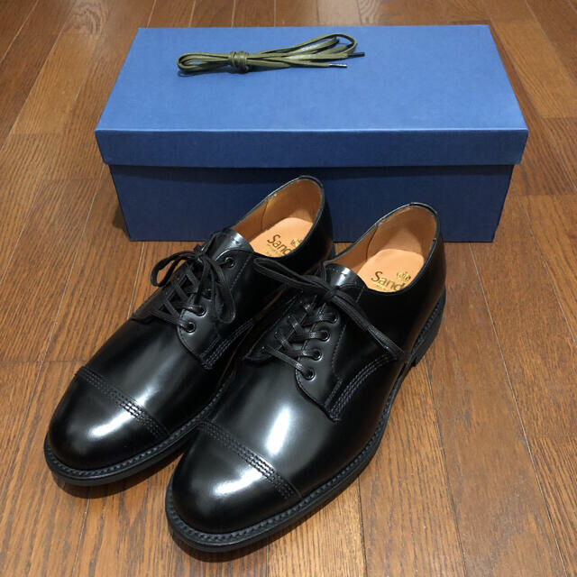 メンズsanders military derby shoe