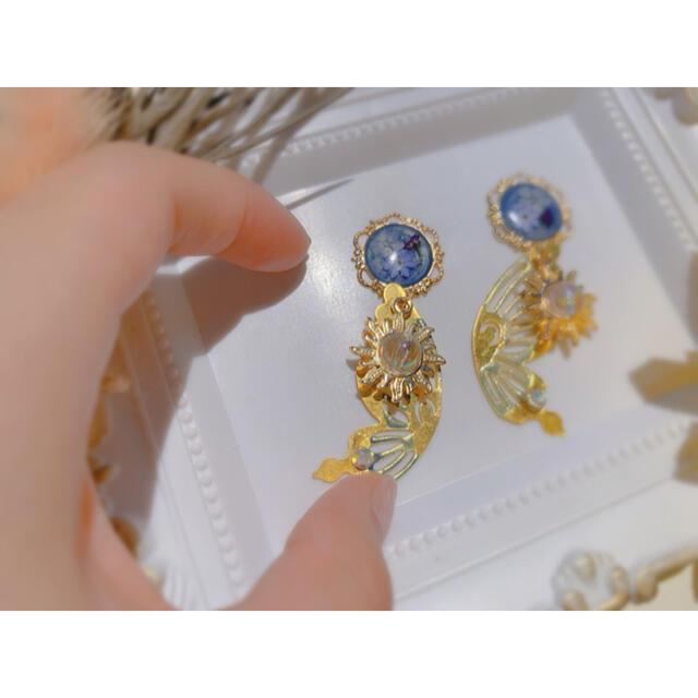 New🦋 ハンドメイドのアクセサリー(ピアス)の商品写真