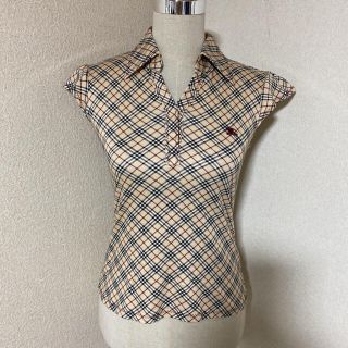 バーバリーブルーレーベル(BURBERRY BLUE LABEL)のBURBERRY BLUE LABEL バーバリー　トップス　38(シャツ/ブラウス(半袖/袖なし))