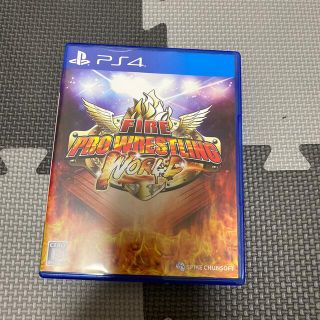 プレイステーション4(PlayStation4)の<送料込>美品　FIRE PRO WRESTLING WORLD(家庭用ゲームソフト)