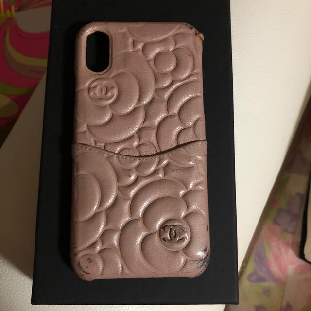 本物　シャネル　CHANEL iPhone10 カバー　ケース