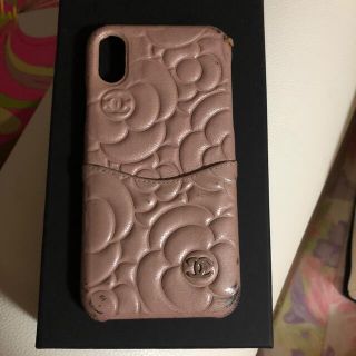 シャネル(CHANEL)の本物　シャネル　CHANEL iPhone10 カバー　ケース(iPhoneケース)