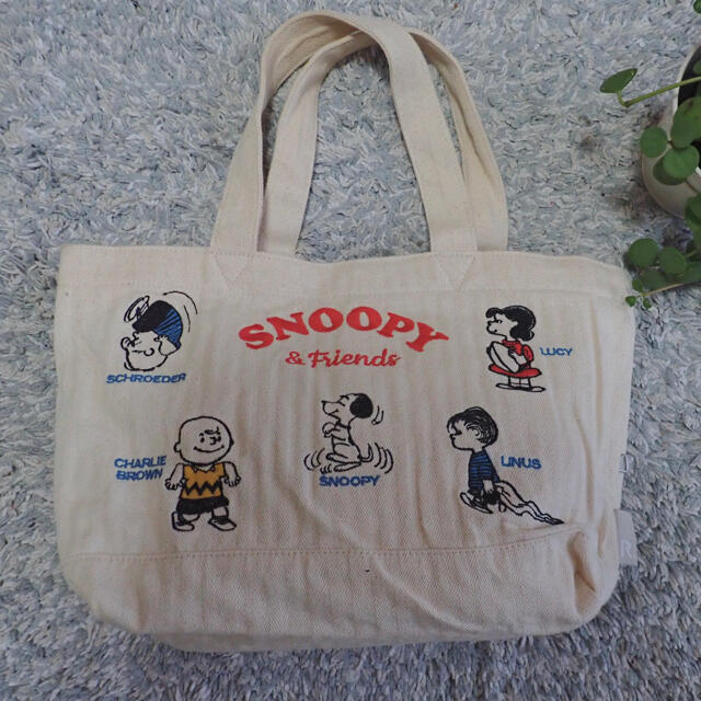 ROOTOTE(ルートート)の美品vintagePEANUTSヴィンテージピーナッツ　スヌーピー トートバッグ レディースのバッグ(トートバッグ)の商品写真