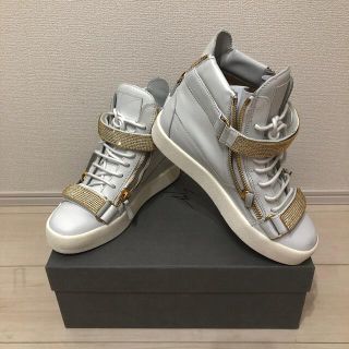 ジュゼッペザノッティ(GIUZEPPE ZANOTTI)のジュゼッペザノッティ  ハイカット ゴールド  ストーン  スニーカー  美品(スニーカー)