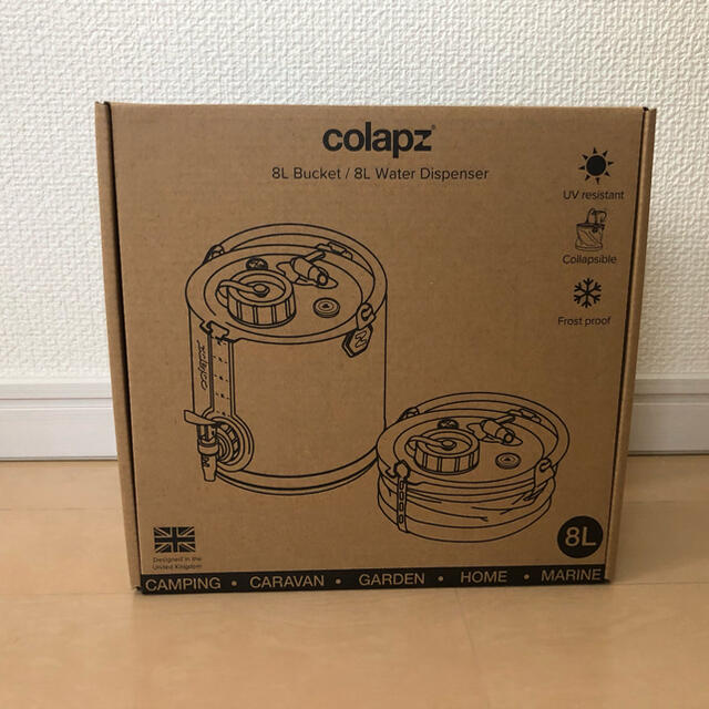 CAPTAIN STAG(キャプテンスタッグ)の【新品未使用】【colapz/コラプズ】ウォータージャグ スタンド、専用袋付き スポーツ/アウトドアのアウトドア(その他)の商品写真