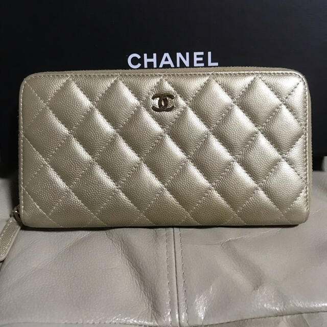 CHANELキャビアスキンCHANEL シャネル  長財布キャビアスキン　シャネル 長財布