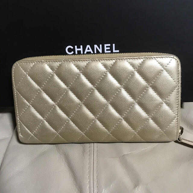 CHANELキャビアスキンCHANEL シャネル  長財布キャビアスキン　シャネル 長財布