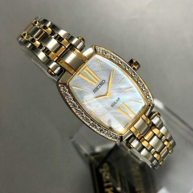 新品】定価5.5万円☆SEIKO セイコー☆ソーラー 腕時計 レディース