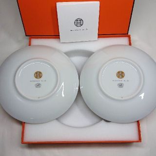 エルメス モザイク ヴァンキャトル BBプレート皿( 16cm ) × 2枚!