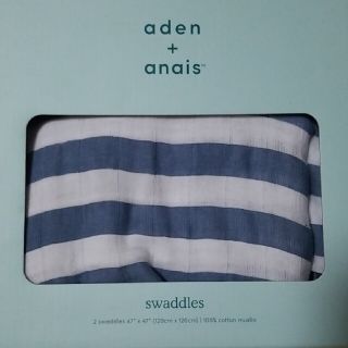 エイデンアンドアネイ(aden+anais)のaden+anais　おくるみ　ボーダー(1枚)(おくるみ/ブランケット)