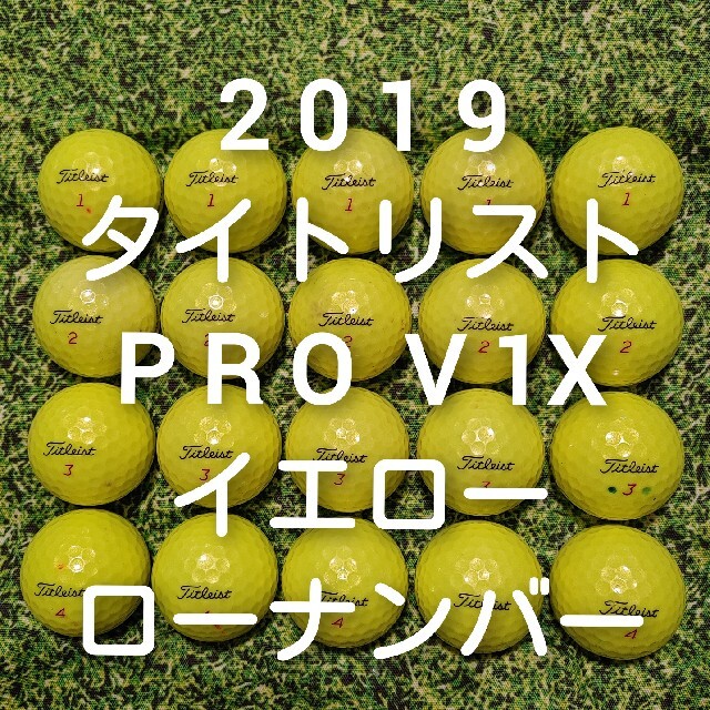 2019 タイトリスト　PRO V1X  ロストボール　ゴルフボール　243