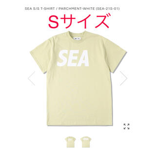 WIND AND SEA ロゴTシャツ　PARCHMENT-WHITE(Tシャツ/カットソー(半袖/袖なし))