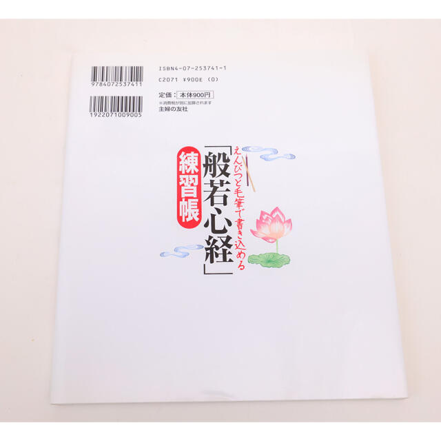 えんぴつと毛筆で書き込める「般若心経」練習帳 １カ月で字と心が美しくなる エンタメ/ホビーの本(語学/参考書)の商品写真