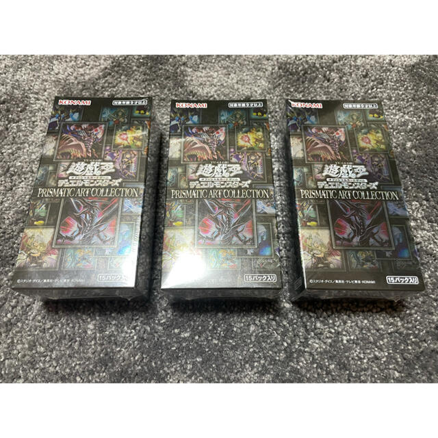 遊戯王　プリズマティックアートコレクション　シュリンク付き未開封3BOX①