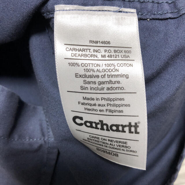 carhartt(カーハート)のカーハート  ワークシャツ　長袖シャツ　メンズXLサイズ相当 メンズのトップス(シャツ)の商品写真