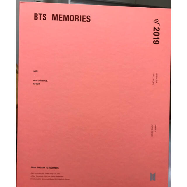 BTS Memories 2019 DVD 日本語字幕あり