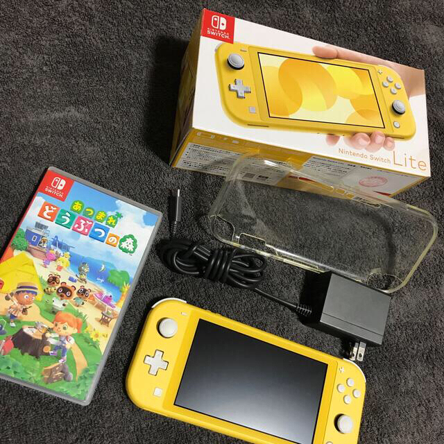 Nietendo Switch Lite イエロー どうぶつの森 ソフト セット