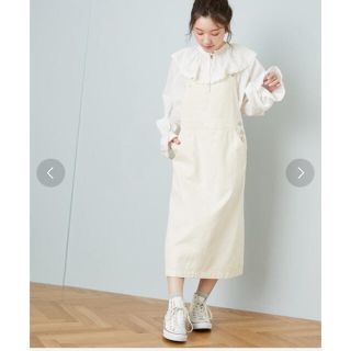 オリーブデオリーブ(OLIVEdesOLIVE)の今季完売！！　★美品　デカ襟フリルブラウス(シャツ/ブラウス(長袖/七分))