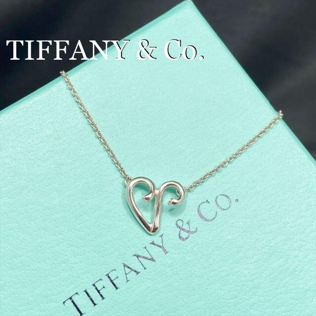 Tiffany\u0026Co ティファニー ラージ レター イニシャル V ネックレス