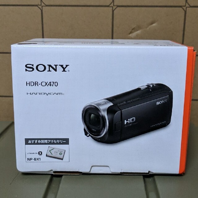 SONY(ソニー)の【超美品】SONY HDR-CX470 (B)　ソニー スマホ/家電/カメラのカメラ(ビデオカメラ)の商品写真