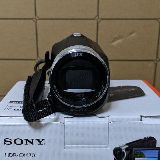 SONY(ソニー)の【超美品】SONY HDR-CX470 (B)　ソニー スマホ/家電/カメラのカメラ(ビデオカメラ)の商品写真